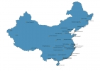 Airports in China Map thumbnail