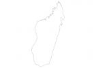 Blank map of Madagascar thumbnail