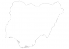 Blank map of Nigeria thumbnail