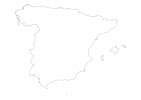 Blank map of Spain thumbnail