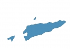 Map of East Timor With Cities thumbnail