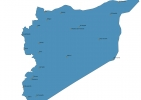 Map of Syria With Cities thumbnail