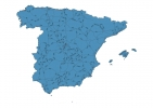 Road map of Spain thumbnail