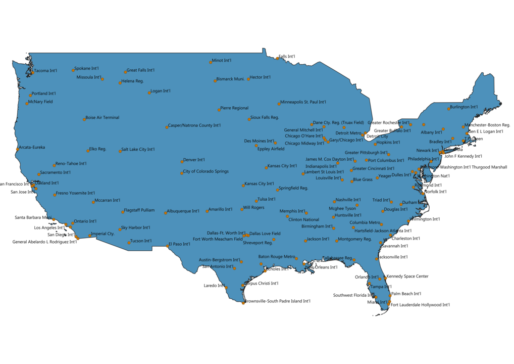 united-states-airport-map